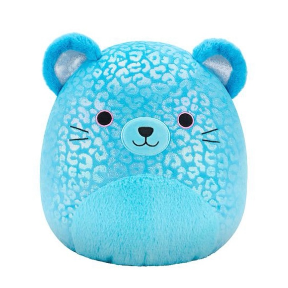 Squishmallows Blue Leopard Plush Toy Sarge Character - Picture 1 of 5